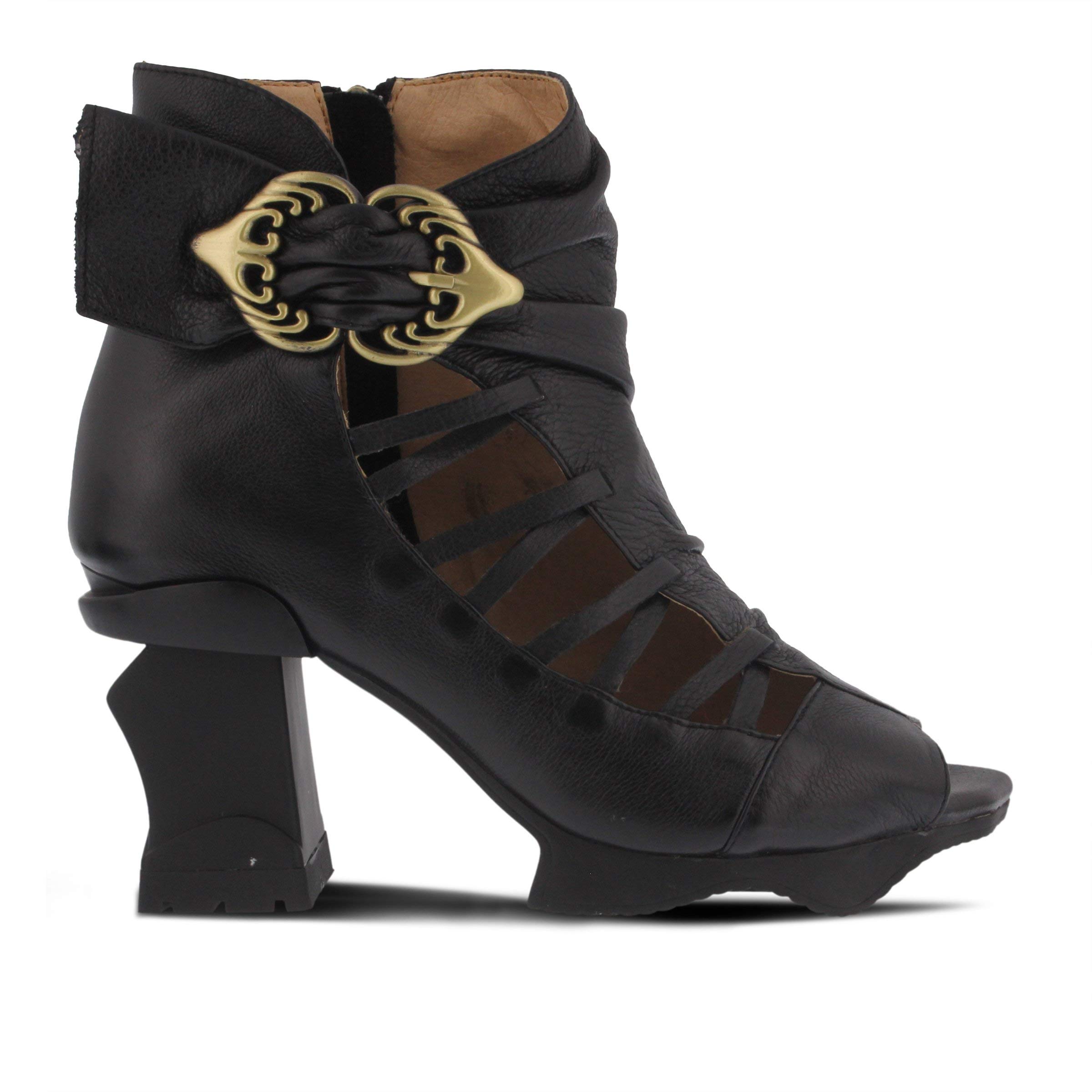 Spring Step L'Artiste Women's Nesgara Ankle Booties - Comfortable Low Heel Shooties for Casual Wear, Office & Date Nights