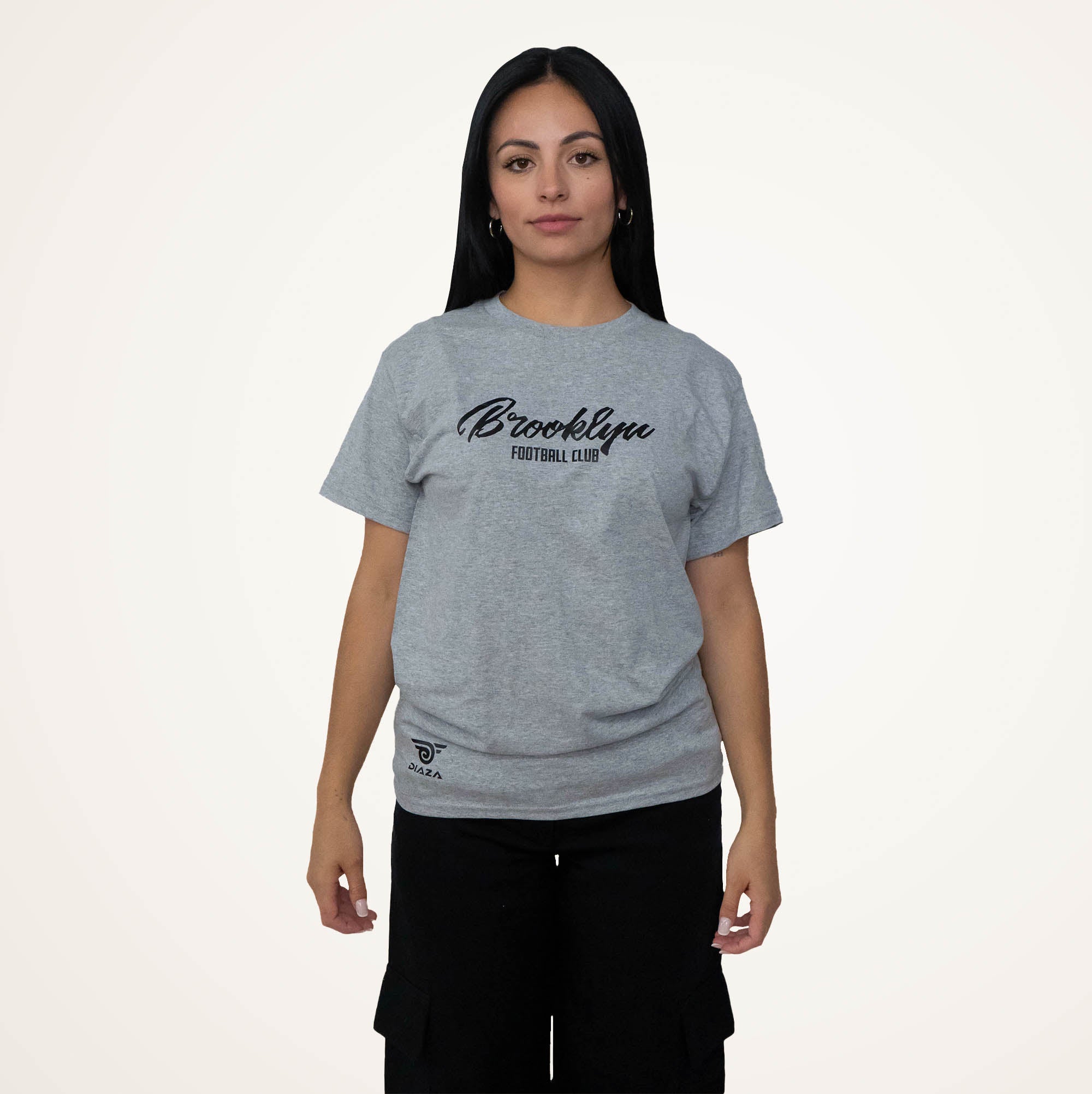 Brooklyn FC Women's Classic Grey T-Shirt - Comfortable Cotton Tee for Soccer Fans & Casual Wear - Perfect for Game Day, Outings & Everyday Style