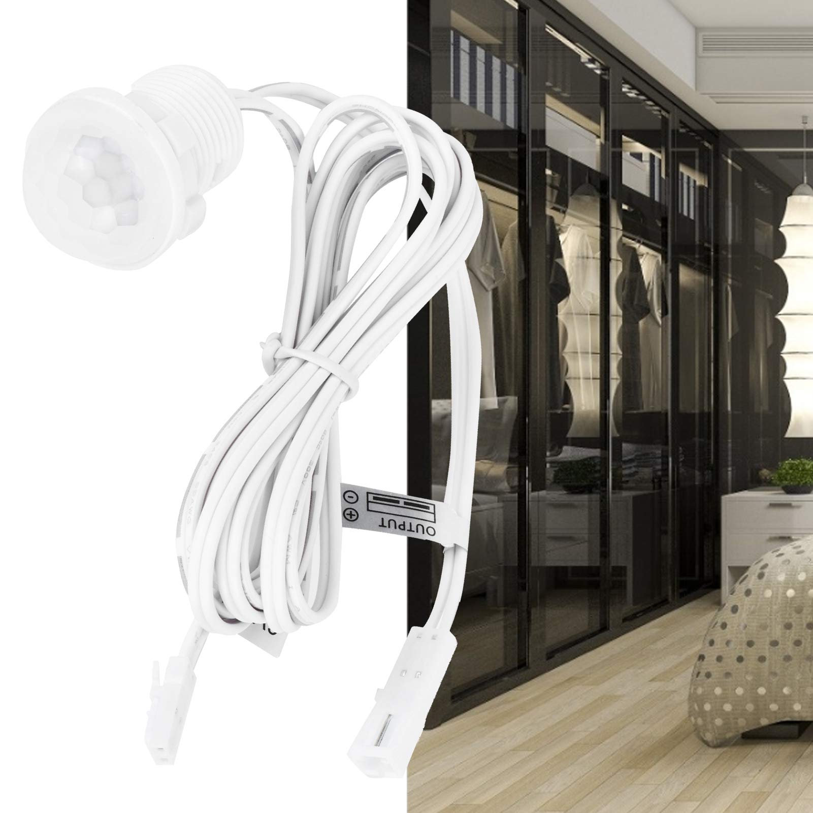 Infrared Motion Sensor Switch for LED Strip Lights - Automatic Induction for Wardrobe, Cabinet, and Closet Lighting | Energy-Efficient Smart Home Solution