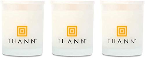 THANN Earl Grey Infusion Aromatherapy Candle - 190g x 3 Pack | Relaxing Tea Scented Soy Wax Candles for Home, Spa & Meditation | Stress Relief & Mood Enhancement