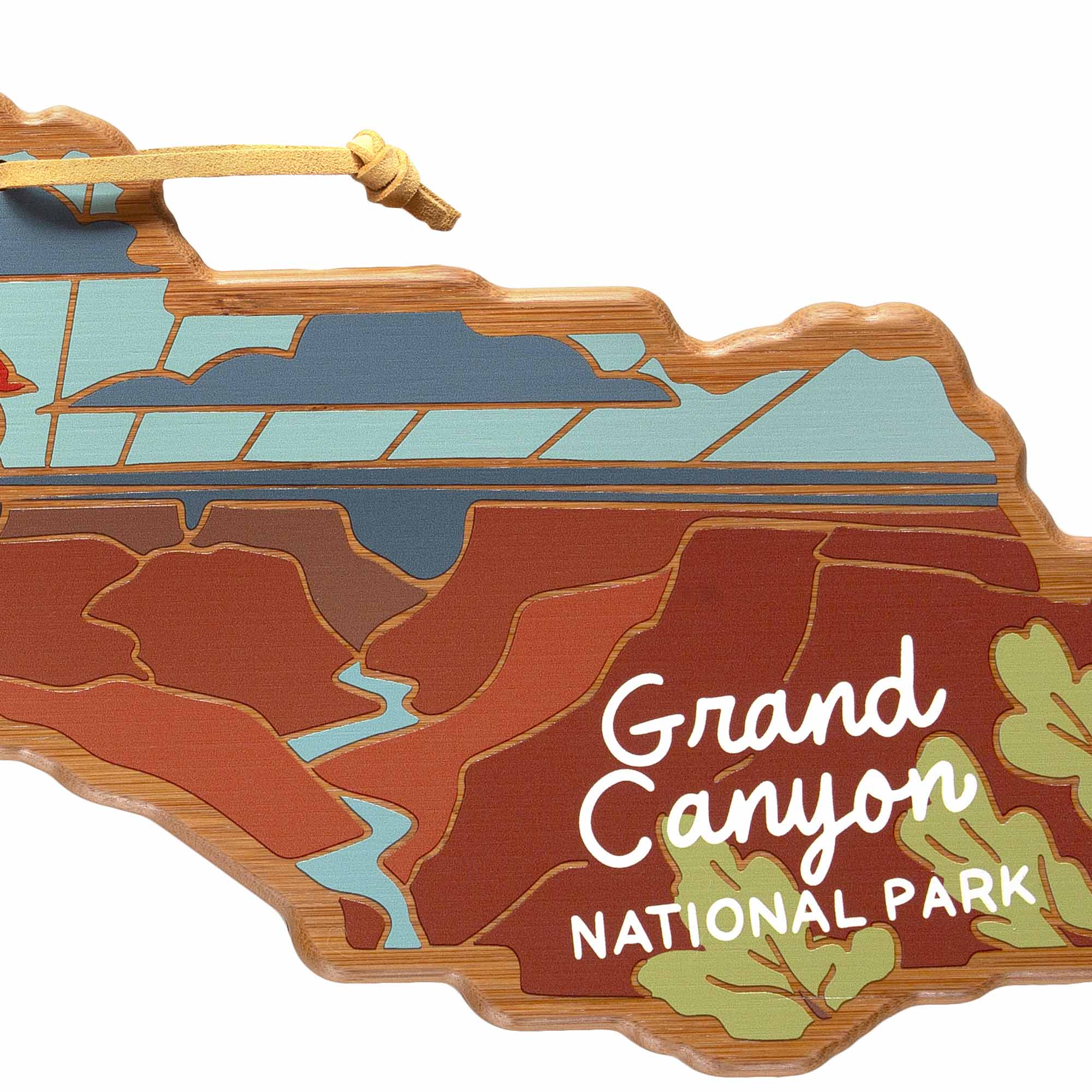 Premium Grand Canyon Engraved Cutting Board - Handcrafted Wooden Artwork by Summer Stokes - Perfect for Kitchen, Dining, and Home Decor Gifts