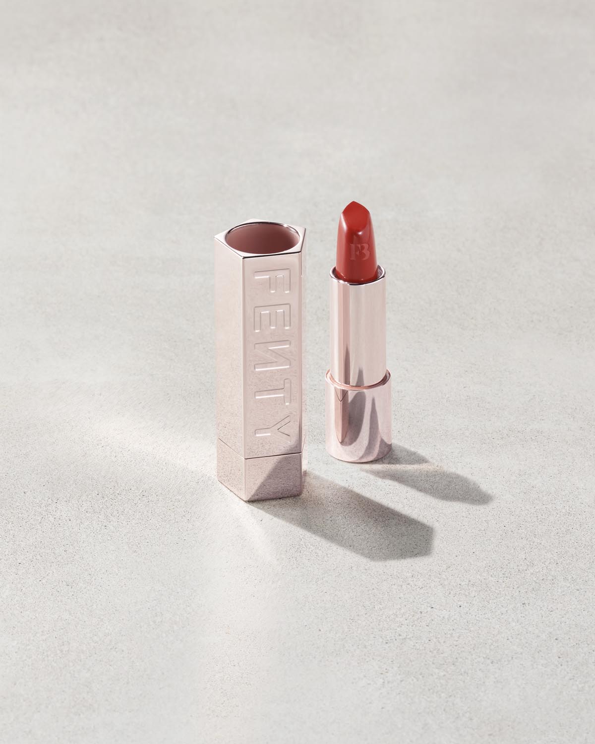 Fenty Icon The Fill Semi Matte Refillable Lipstick - Long Lasting Vegan Lipstick for Women | Perfect for Date Night, Parties & Everyday Wear
