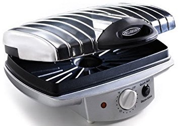 Villaware UNO Two Way Grill - Reversible Electric Griddle for Indoor & Outdoor Cooking - Perfect for Pancakes, Burgers, Sandwiches, and More