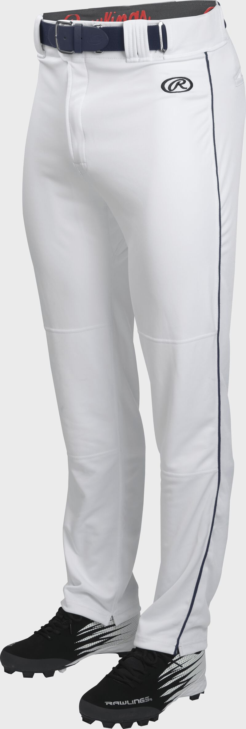 Rawlings Men's Baseball Pants - Launch Piped Baseball Pants for Men, Comfortable & Durable Baseball Uniform Pants for Training & Games