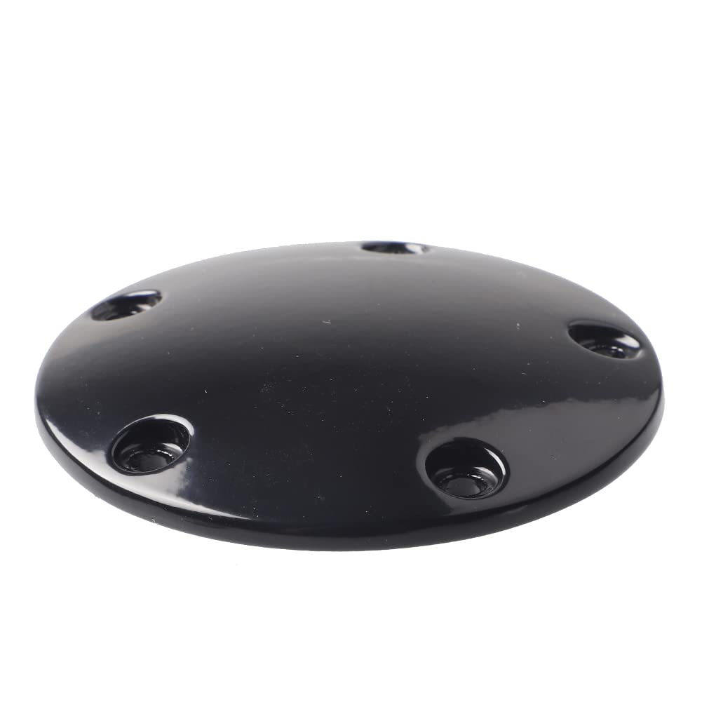 Harley Davidson Twin Cam Softail Dyna Timer Points Cover Black 7805-0080 - Motorcycle Engine Protection & Customization Upgrade for Cruisers