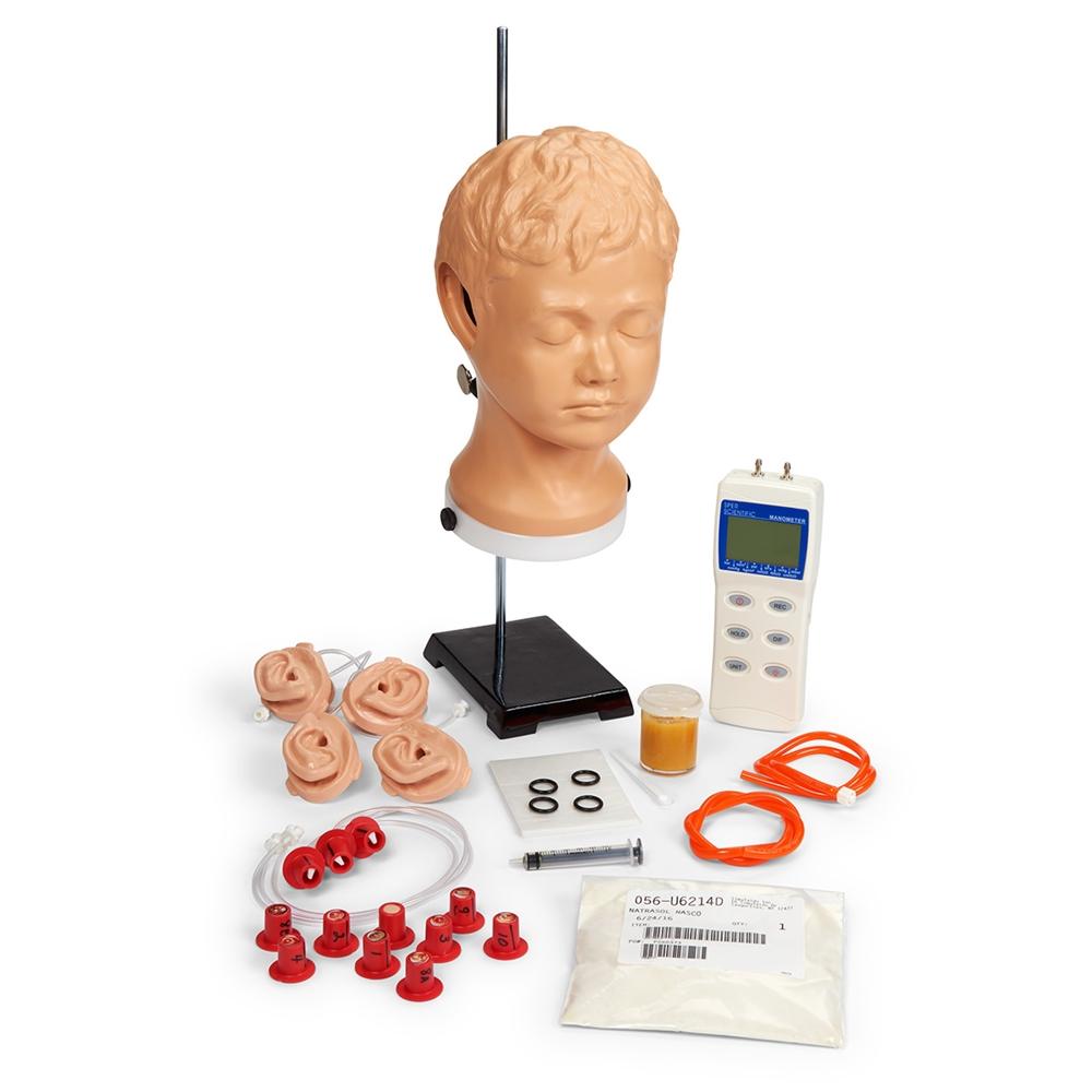 Professional Diagnostic & Procedural Ear Trainer with Pneumatic Otoscopy Kit - Medical Training Tool for ENT Specialists & Students (Perfect for Clinical Practice & Classroom Demonstrations)