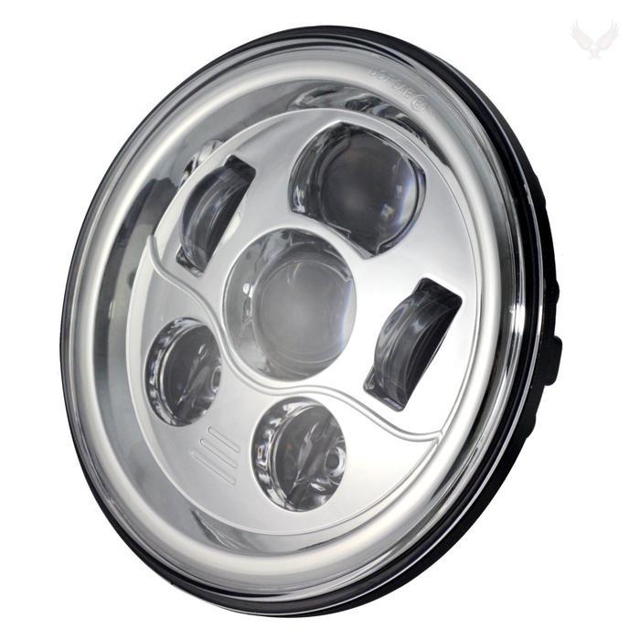 Eagle Lights 7 LED Headlight Kit for Triumph T100 & T120 Motorcycles - High Brightness Waterproof Headlamp for Night Riding & Off-Road Adventures