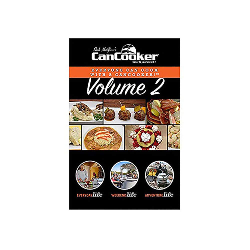 CanCooker 4 Gallon Steam Cooker & Convection Cooker Bundle with 100-Page Recipe Cookbook - Perfect for Outdoor Camping, Backyard BBQs, and Family Gatherings