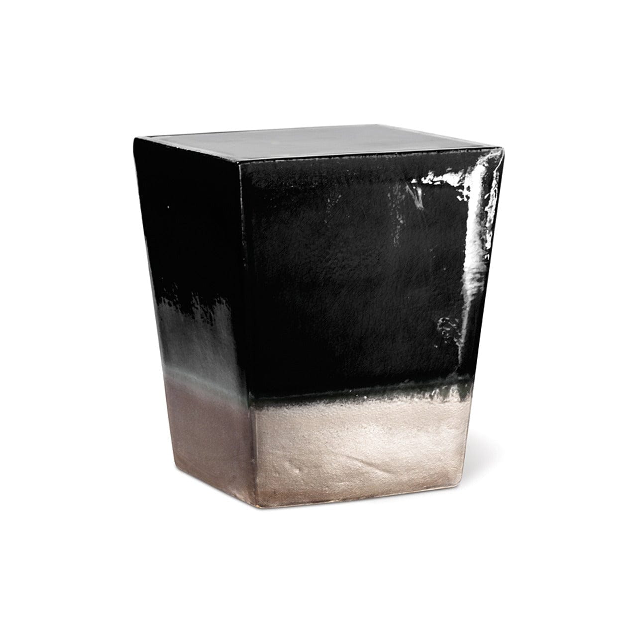 Premium Ceramic Square Cube Set of 2 - Handcrafted Dual Glaze Home Decor for Modern Living Rooms & Office Desks | Elegant Display Piece for Coffee Tables, Bookshelves, and Minimalist Interiors