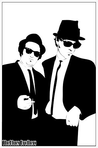 The Blues Brothers Movie Poster Canvas Wall Art - Premium Fabric Print for Living Room, Bedroom & Home Theater Decor