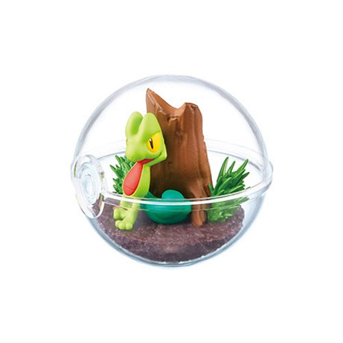 Pokemon Terrarium Collection - 6 Piece 2.5 Inch Miniature Figures Set for Home Decor, Office Display & Gift Giving | Re-Ment Official Licensed Collectibles