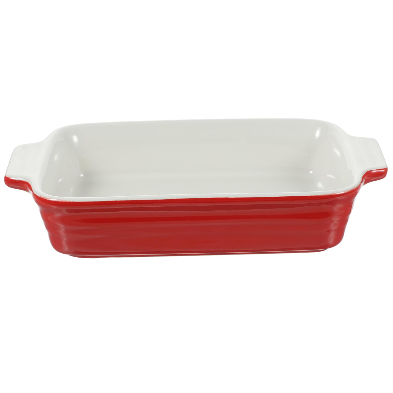 1pc Ceramic Bakeware Set - Double Handle Cheese Tray, Soup Bowl & Multipurpose Baking Dish for Bread, Rice & Desserts | Oven-Safe Ceramic Baking Pan for Kitchen, Dining & Entertaining