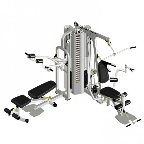 VO3 Fitness Home Gym 3-in-1 Workout Equipment for Strength Training - Perfect for Home Workouts, Small Spaces & Full-Body Exercise