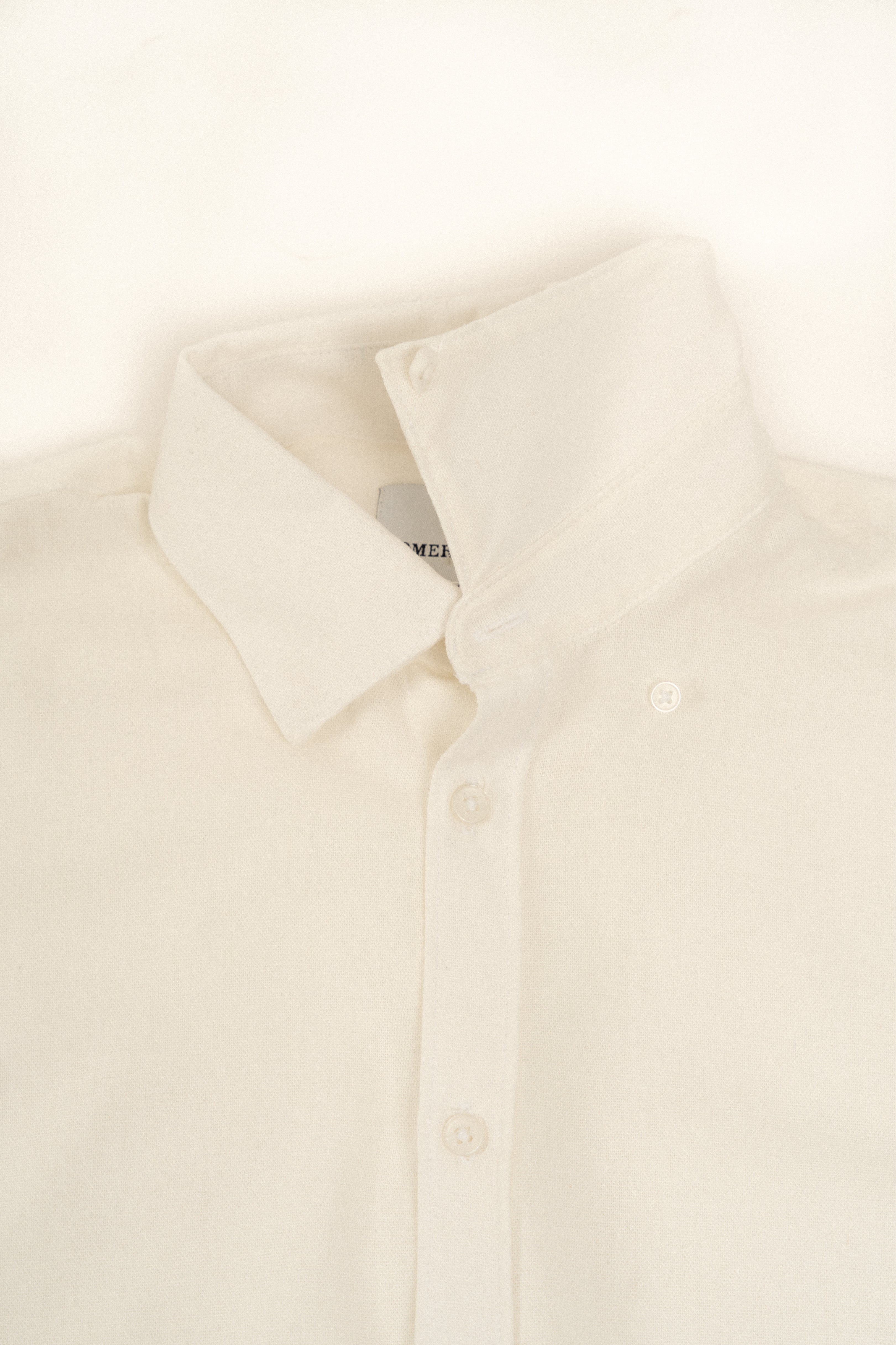 Cannes Ivory Linen Shirt for Men - Breathable Summer Casual Button Down Shirt - Perfect for Beach Vacation, Outdoor Events & Business Casual Wear