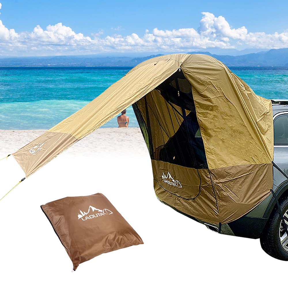 Universal SUV Camping Tent - Waterproof Car Trunk Awning with Sunshade for Outdoor Camping, Road Trips, Picnics & BBQ | Fits Most SUVs & Crossovers