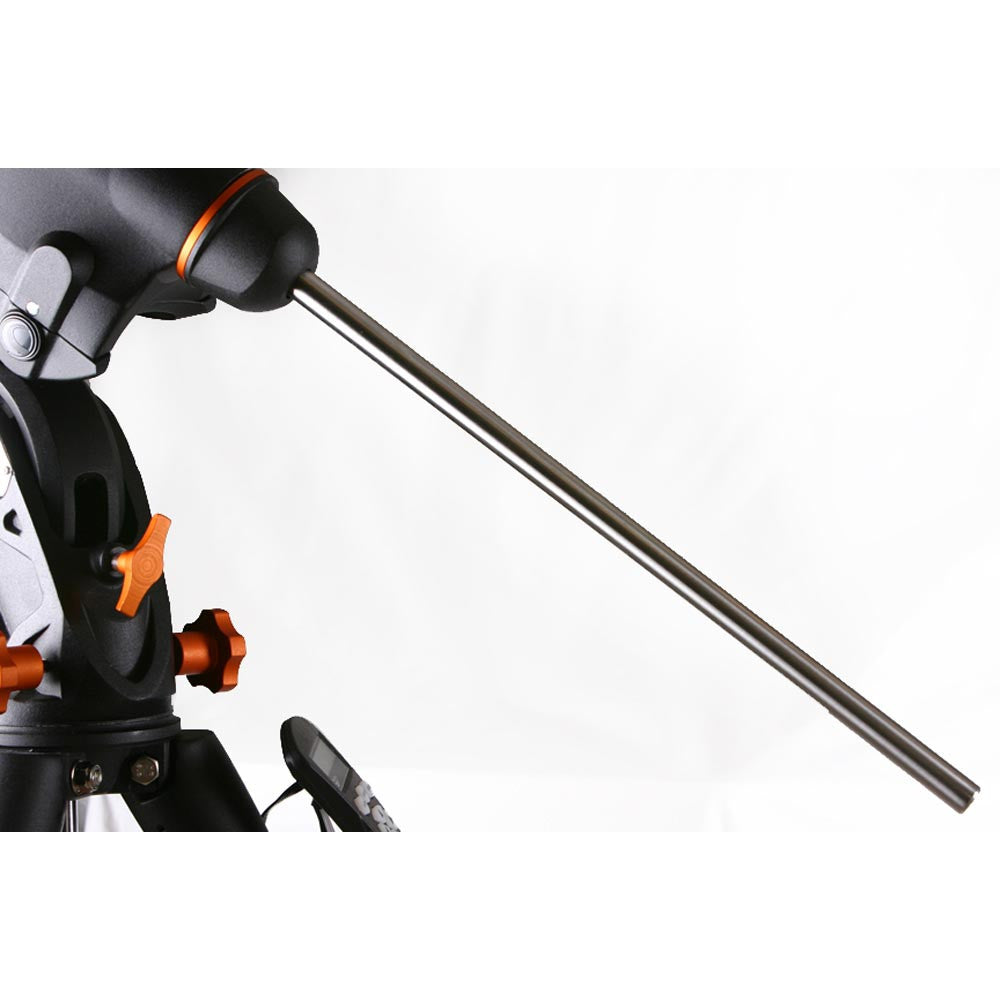 ADM Accessories CGEM Counterweight Bar 22 Inches for Telescope Mount - Heavy Duty Aluminum Counterweight Shaft for Astronomy Equipment, Perfect for CGEM Mounts and Celestron Telescopes - Ideal for Stargazing and Astrophotography