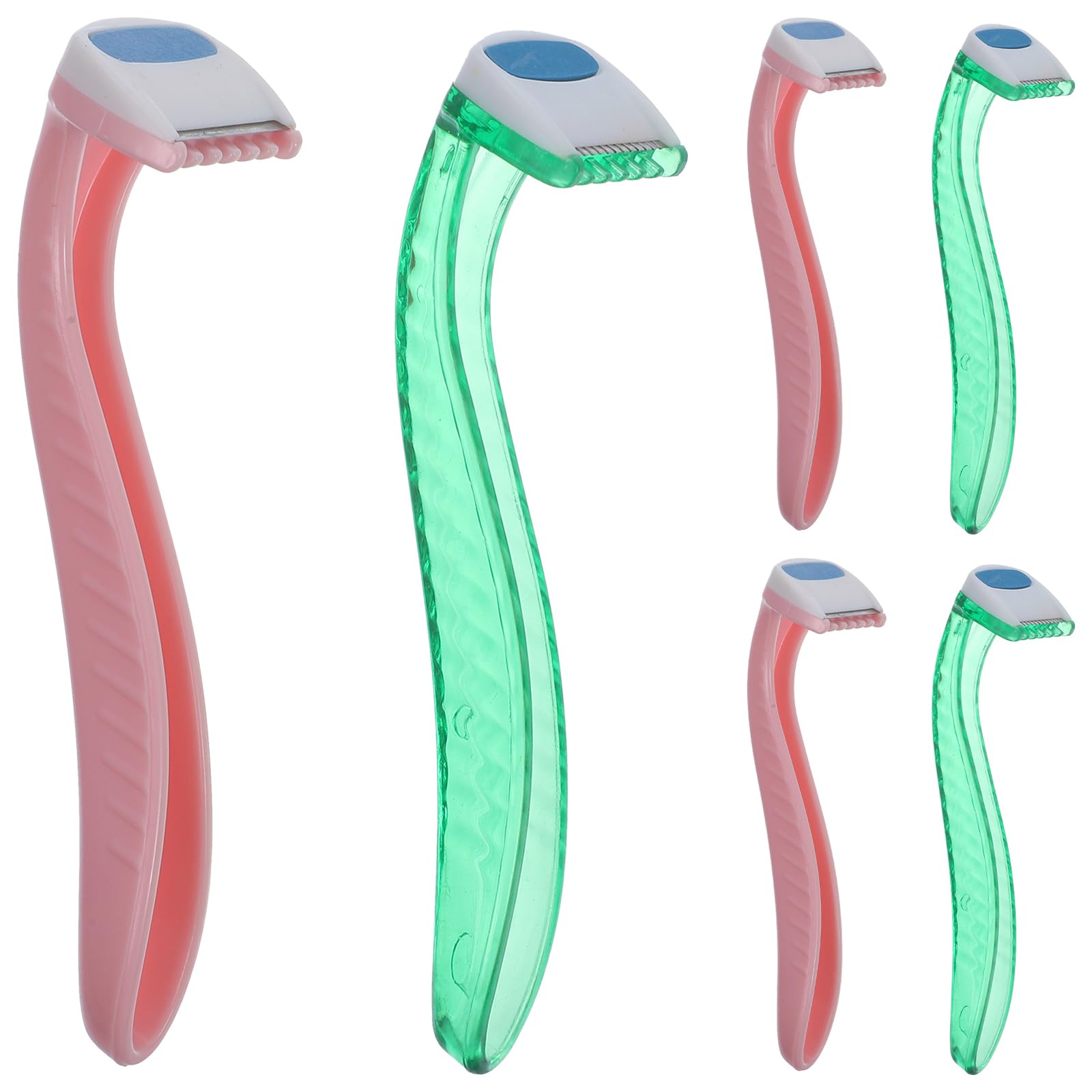 6-Pack Women's Razors for Legs, Arms & Intimate Areas - Smooth & Safe Hair Removal Shaver for Women - Perfect for Travel, Gym & Everyday Use