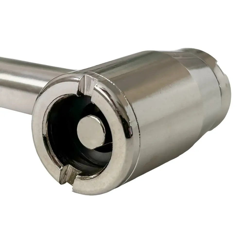 AA 9 Right Angle Air Chuck for Standard/Large Bore, 1/4 FTP - Heavy Duty Tire Inflator Accessory for Trucks, Trailers & ATVs