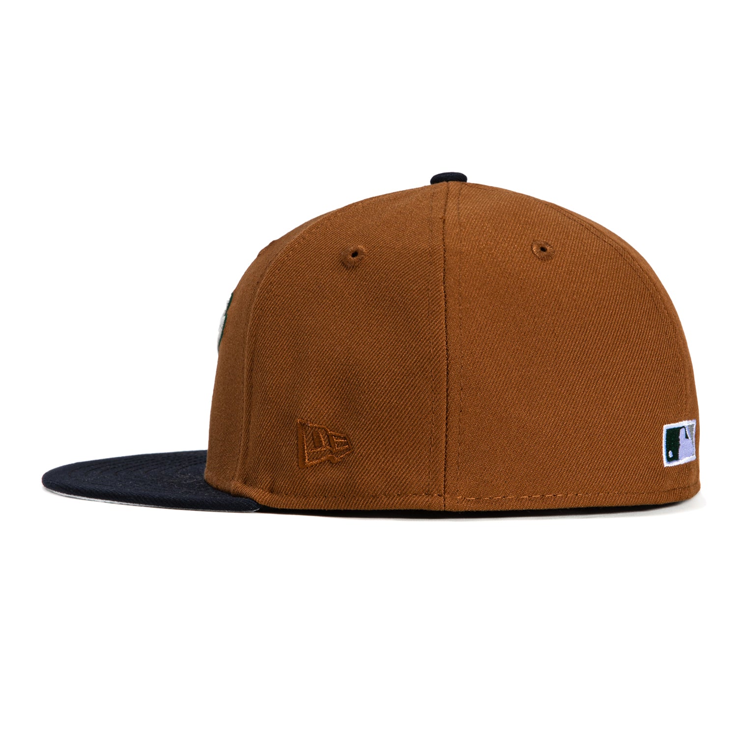 New Era 59Fifty Baltimore Orioles 25th Anniversary Stadium Patch Script Baseball Cap - Khaki & Navy - Adjustable Snapback Hat for Men & Women - Perfect for Baseball Games, Sports Events & Streetwear Fashion