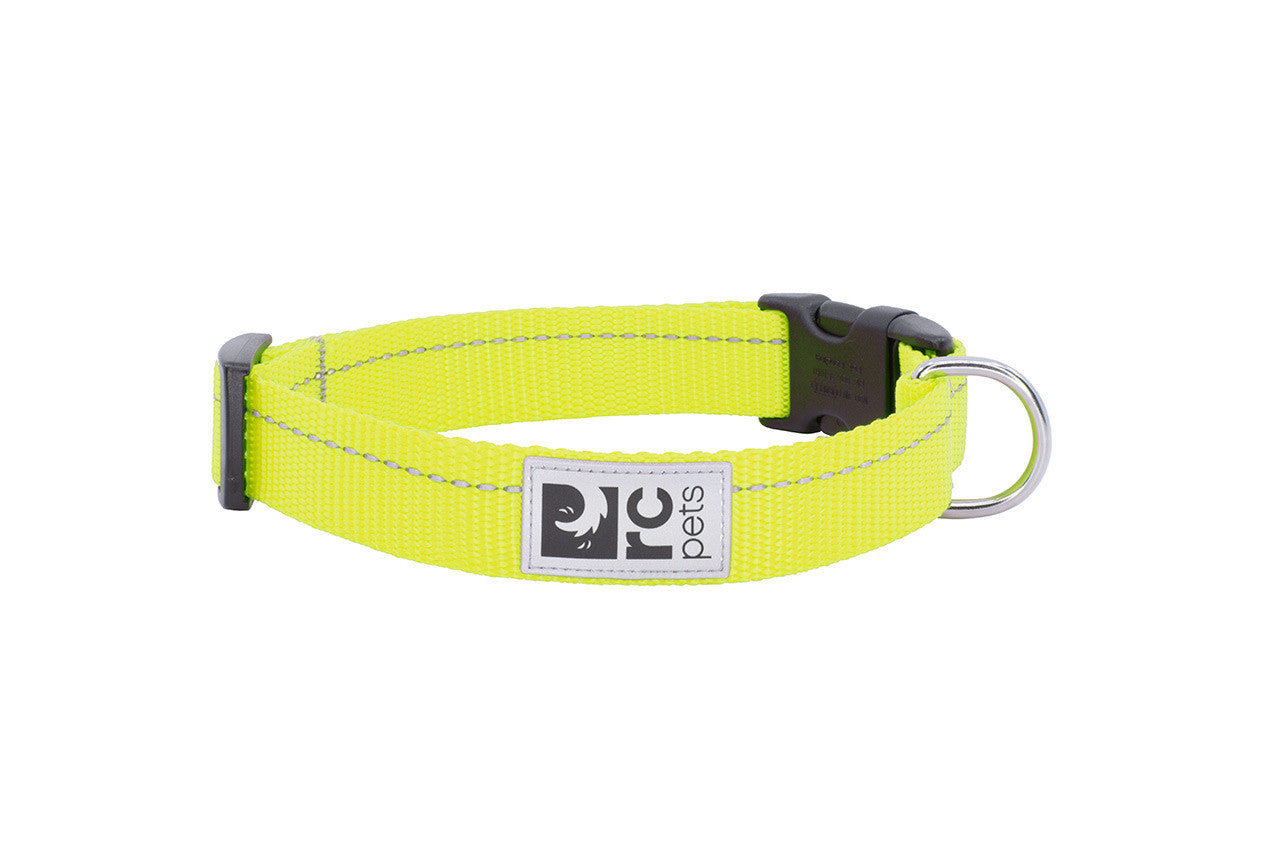 RC Pets Reflective Dog Collar with Quick-Release Clip - High Visibility Safety Collar for Small & Medium Dogs - Perfect for Night Walks, Jogging, and Outdoor Adventures