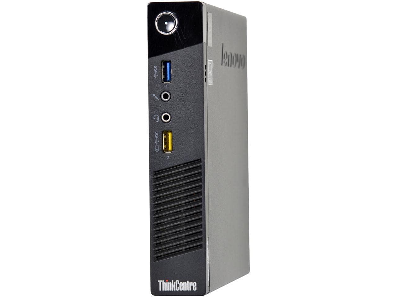 Lenovo ThinkCentre M73 Tiny Desktop PC - Intel Core i5-4570T Processor, 4GB RAM, 500GB HDD, Windows 10 Pro (Renewed) | Compact Business Computer for Office, Home & Remote Work | Includes Wired Keyboard & Mouse