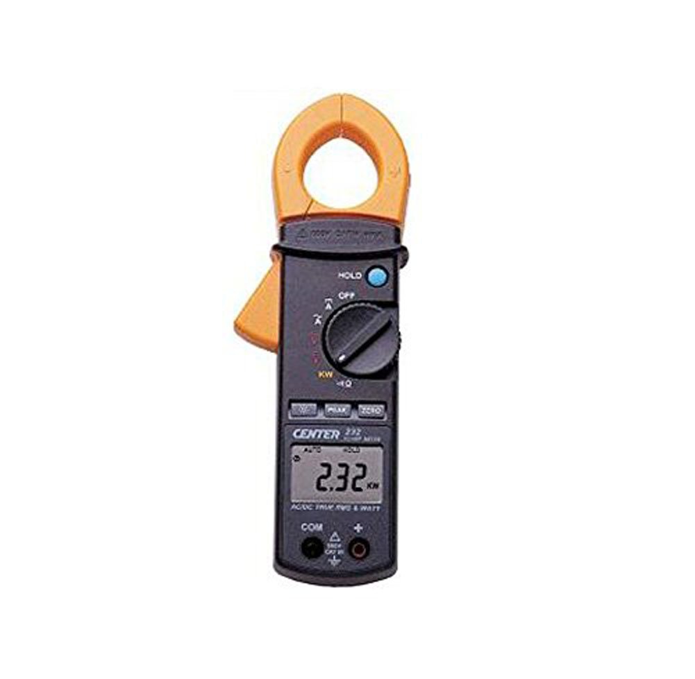 SSEYL CENTER-235 AC Leakage Clamp Meter - Digital Clamp Multimeter for Electrical Current Testing | Perfect for HVAC Technicians, Electricians & Home Electrical Maintenance