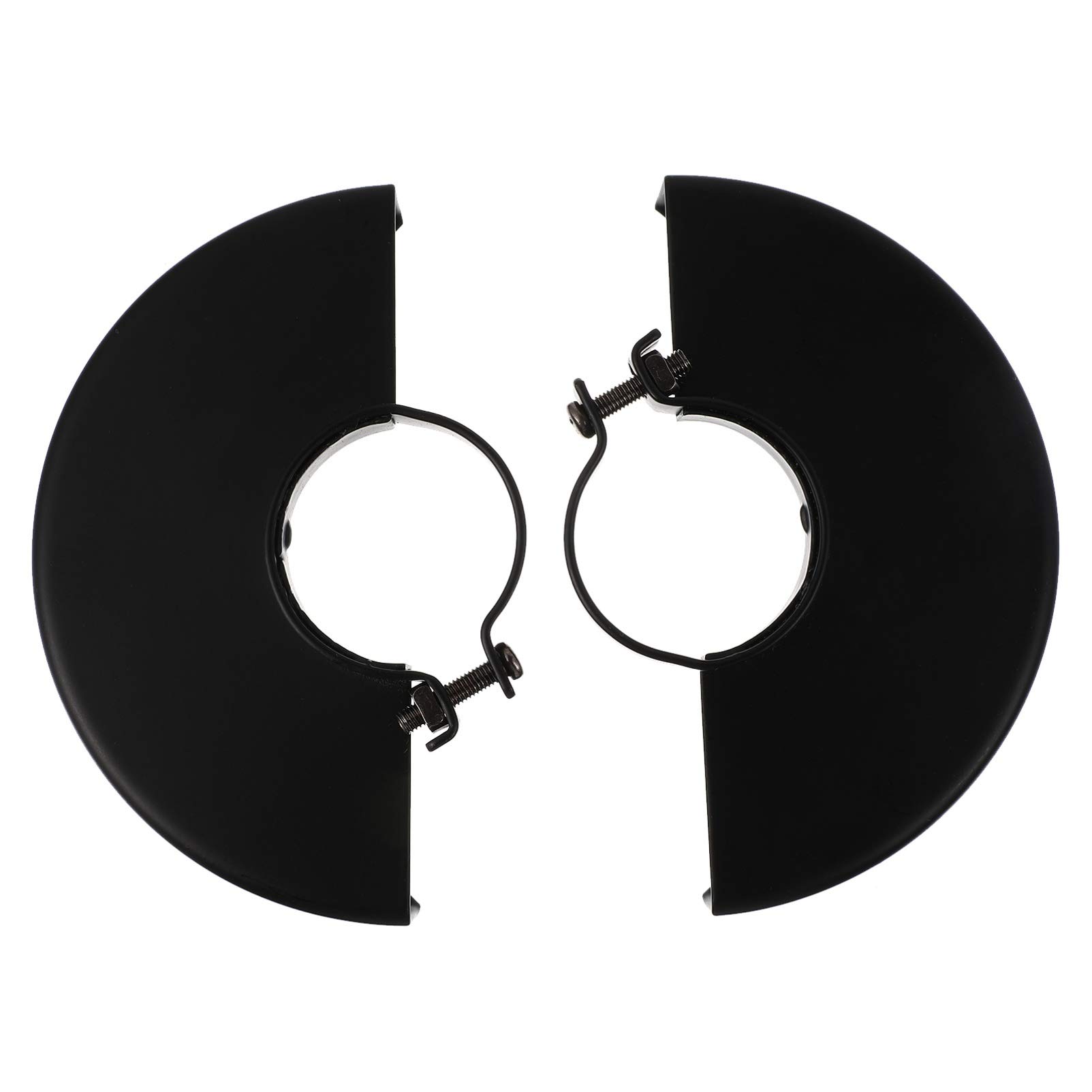 VILLCASE 2-Pack Black Metal Angle Grinder Guard Cover - Wheel Protector for Cutting, Grinding & Polishing | Durable Safety Shield for DIY Projects & Metalworking