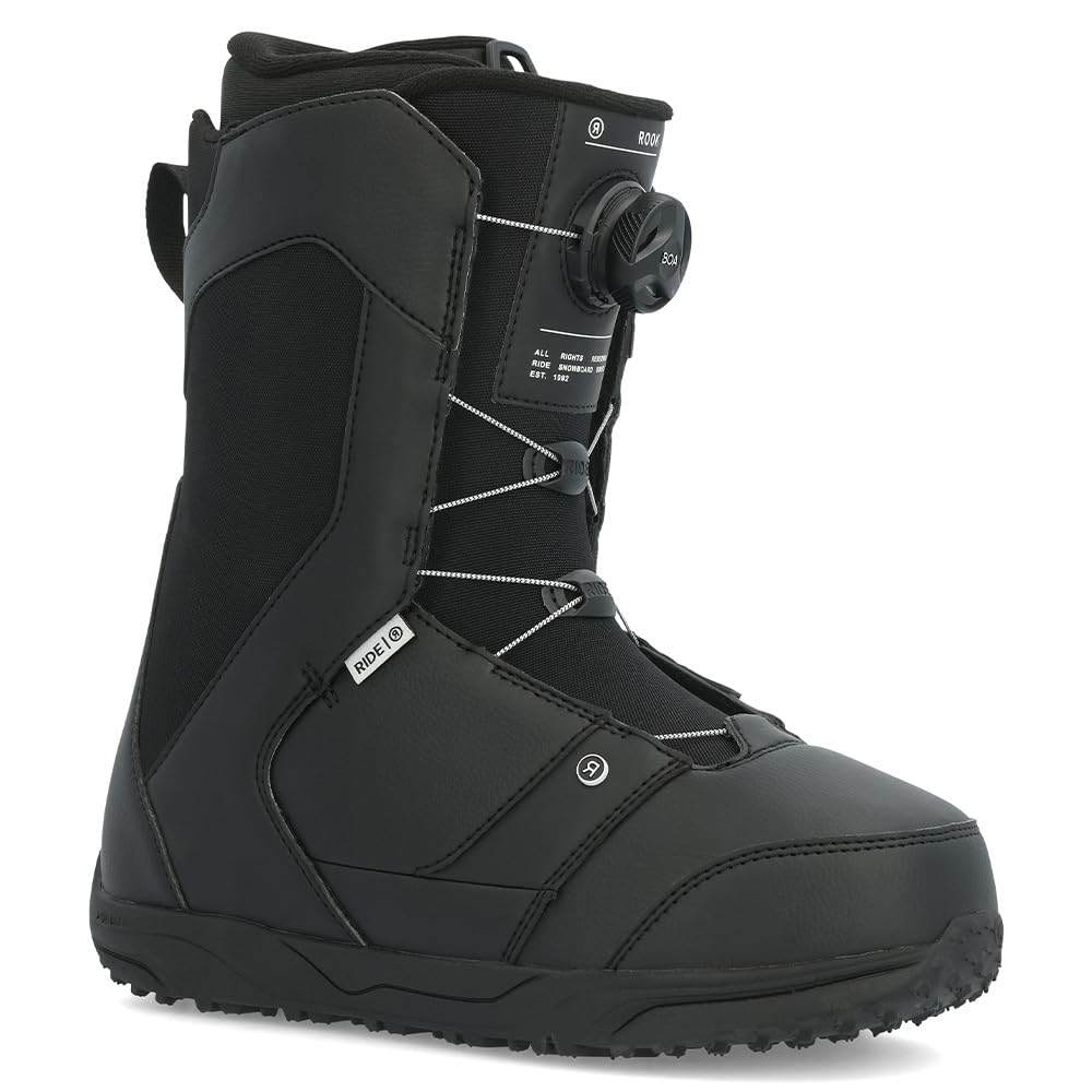 Ride Rook Men's Snowboard Boots - Waterproof, Comfortable & Durable for All-Mountain Riding - Perfect for Freestyle, Park & Backcountry Snowboarding