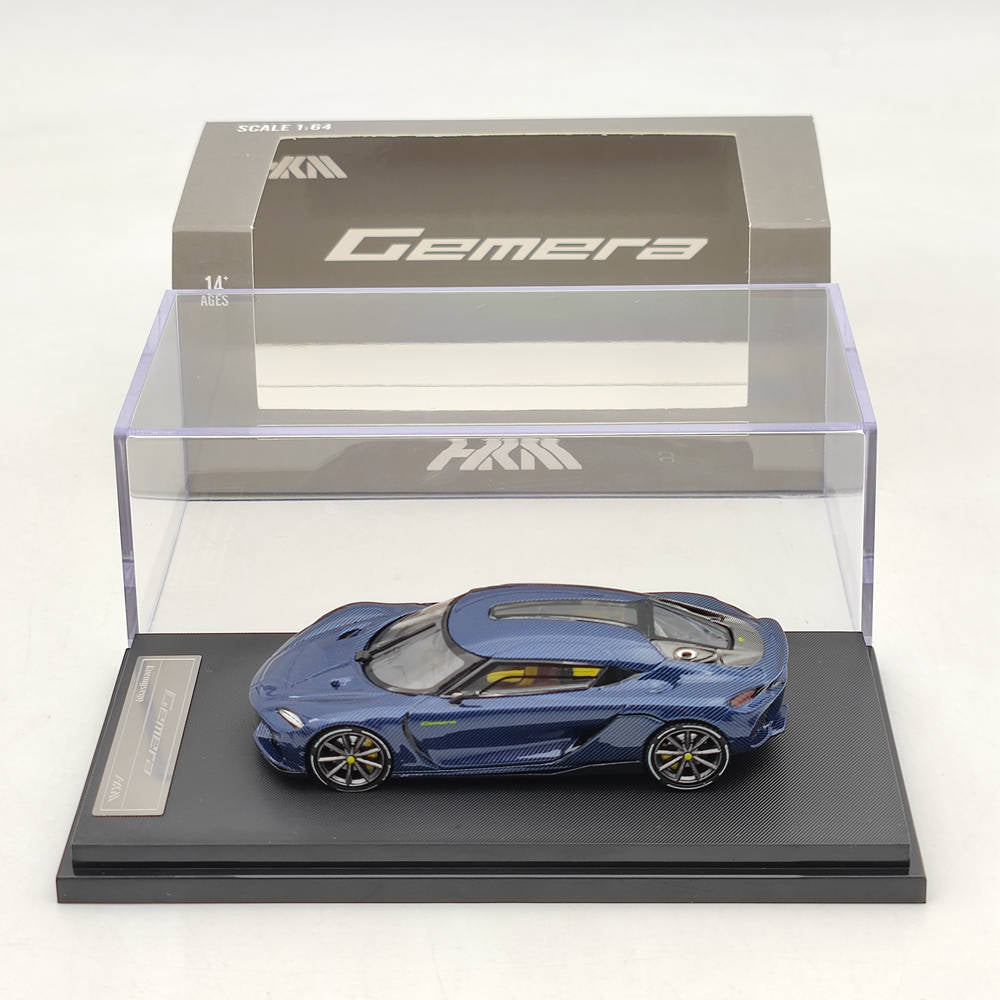 1:64 Koenigsegg Gemera Hybrid Supercar Diecast Model - Carbon Fiber Double Door, High-End Simulation Collectible Toy - Perfect for Car Enthusiasts & Gift Giving