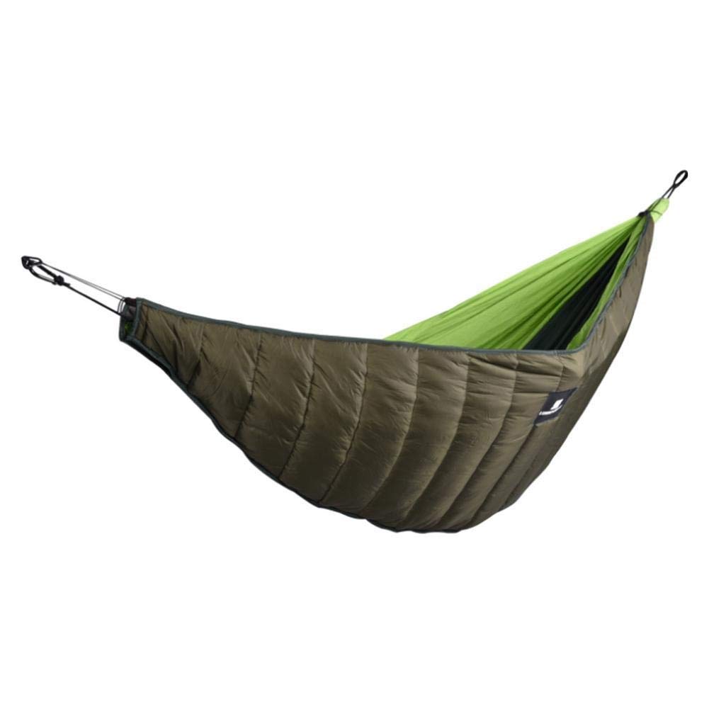 **CF Inflatable Camping Hammock - Thickened Windproof Warm Quilt Cotton Travel Hammock for Backpacking, Hiking & Outdoor Sleeping - Portable & Packable for Garden, Backyard & Travel (235x130cm) - Perfect for Winter Camping & Night Use**