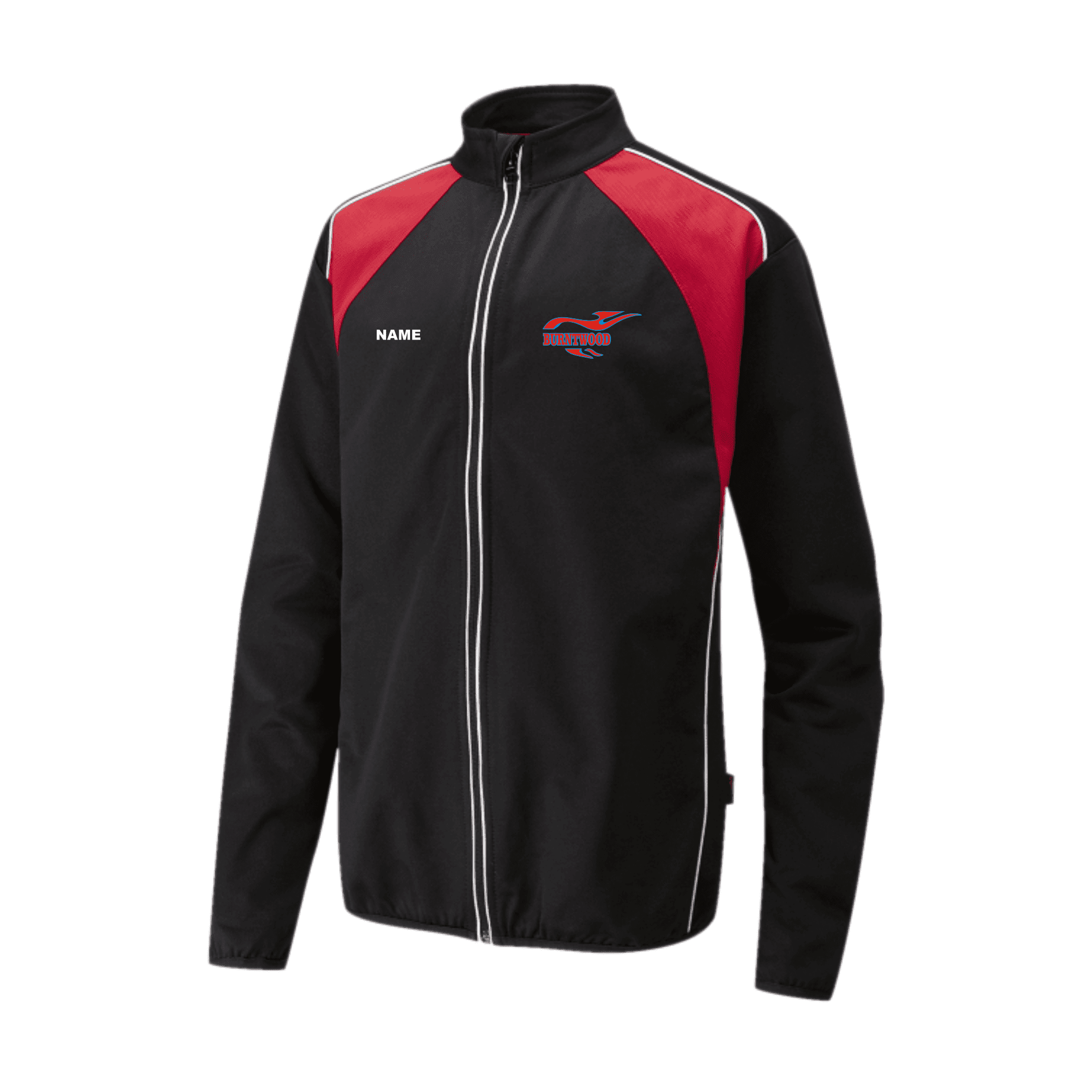 Burntwood Swimming Club Team Zip Jacket - Waterproof Windbreaker for Swim Team Practice & Competition - Perfect for Poolside, Meets & Outdoor Activities