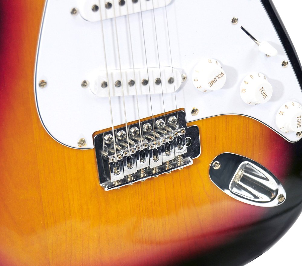 **Pyle Full Size Electric Guitar Kit for Kids - Beginner Starter Package with Amp, Case & Accessories - Perfect for Learning, Practice & Performances**