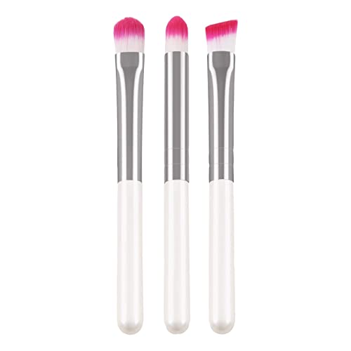 Premium 3-Piece Makeup Brush Set - Synthetic Concealer, Foundation, Eyeshadow & Lip Gloss Brushes for Flawless Makeup Application | Perfect for Daily Makeup, Professional Makeup Artists & Travel Beauty Kits