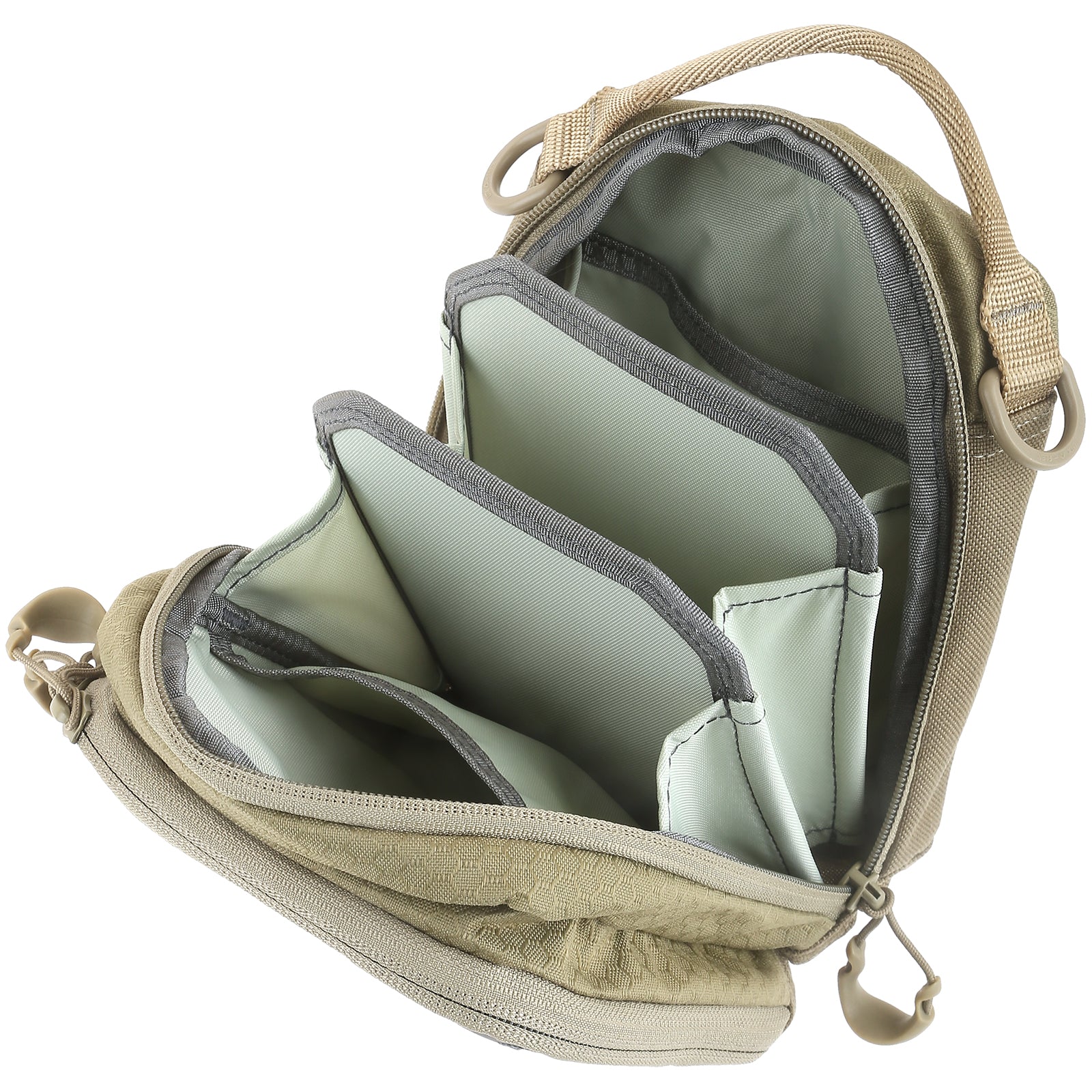 AUP Accordion Utility Pouch - Durable Multi-Pocket Organizer for Tools, Makeup & Travel Accessories | Great for Camping, Work & Daily Use (Final Sale)