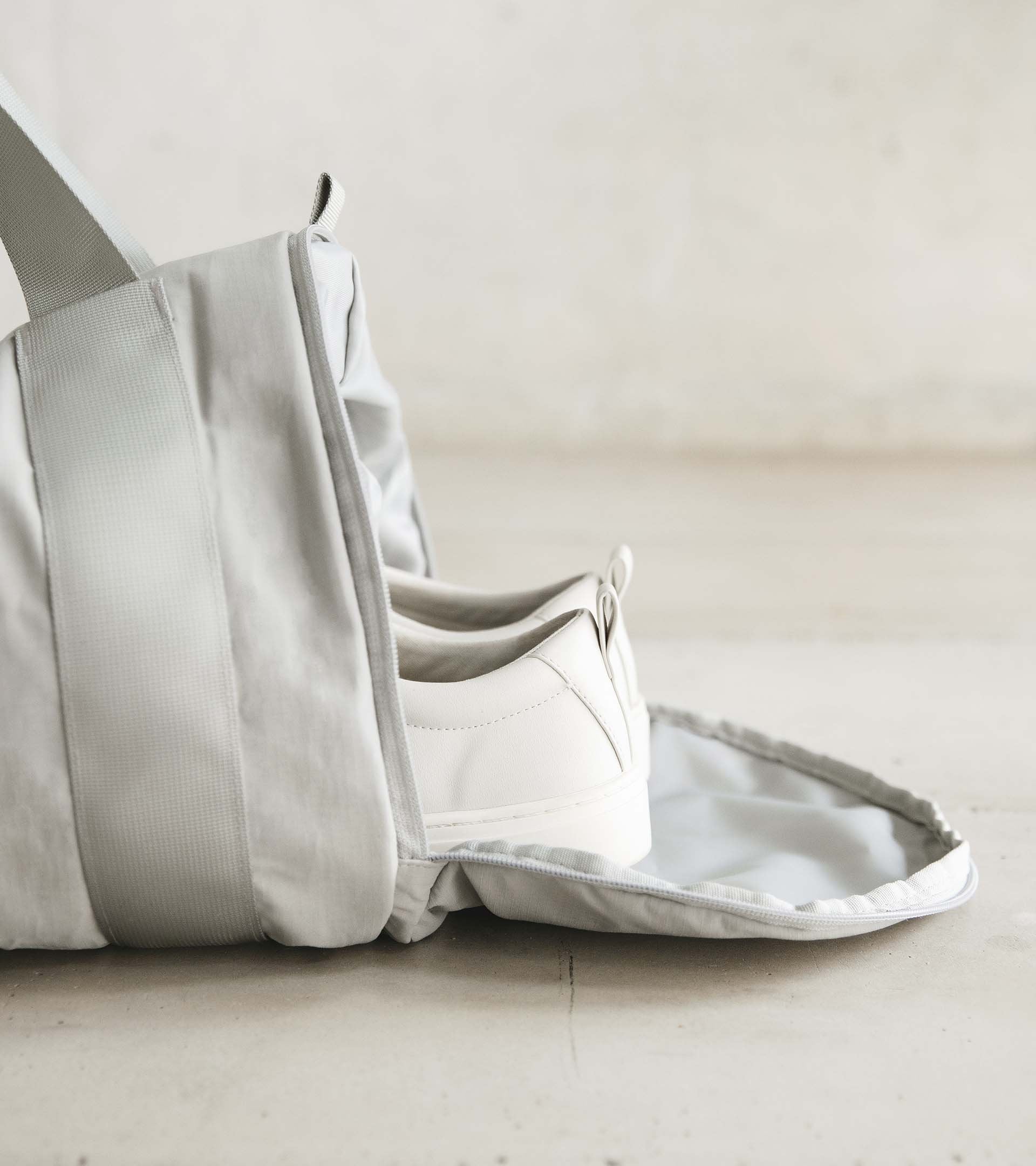 Notabag Duffle - Stylish Grey Convertible Backpack & Duffel Bag for Travel, Gym & Everyday Use