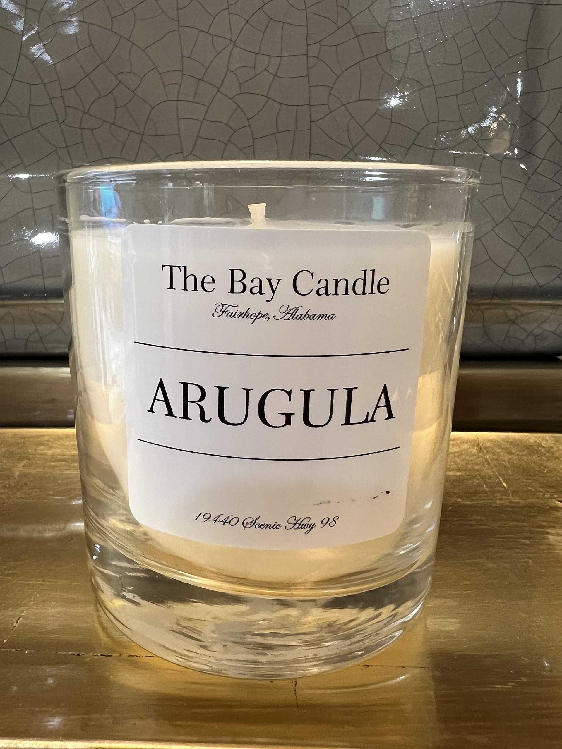 Bay Candle Original 11 oz Soy Wax Candle - Arugula Scent | Eco-Friendly, Long-Lasting Fragrance for Home, Office & Relaxation