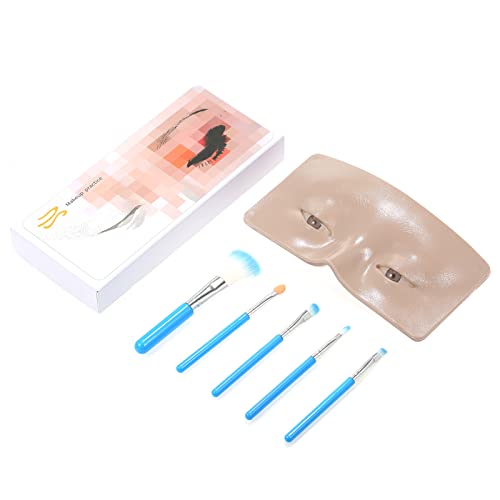 Professional Silicone Makeup Practice Mannequin Head - Realistic Face & Eyes for Beginners - Perfect for Makeup Training, Beauty School, and DIY Cosmetics Practice at Home