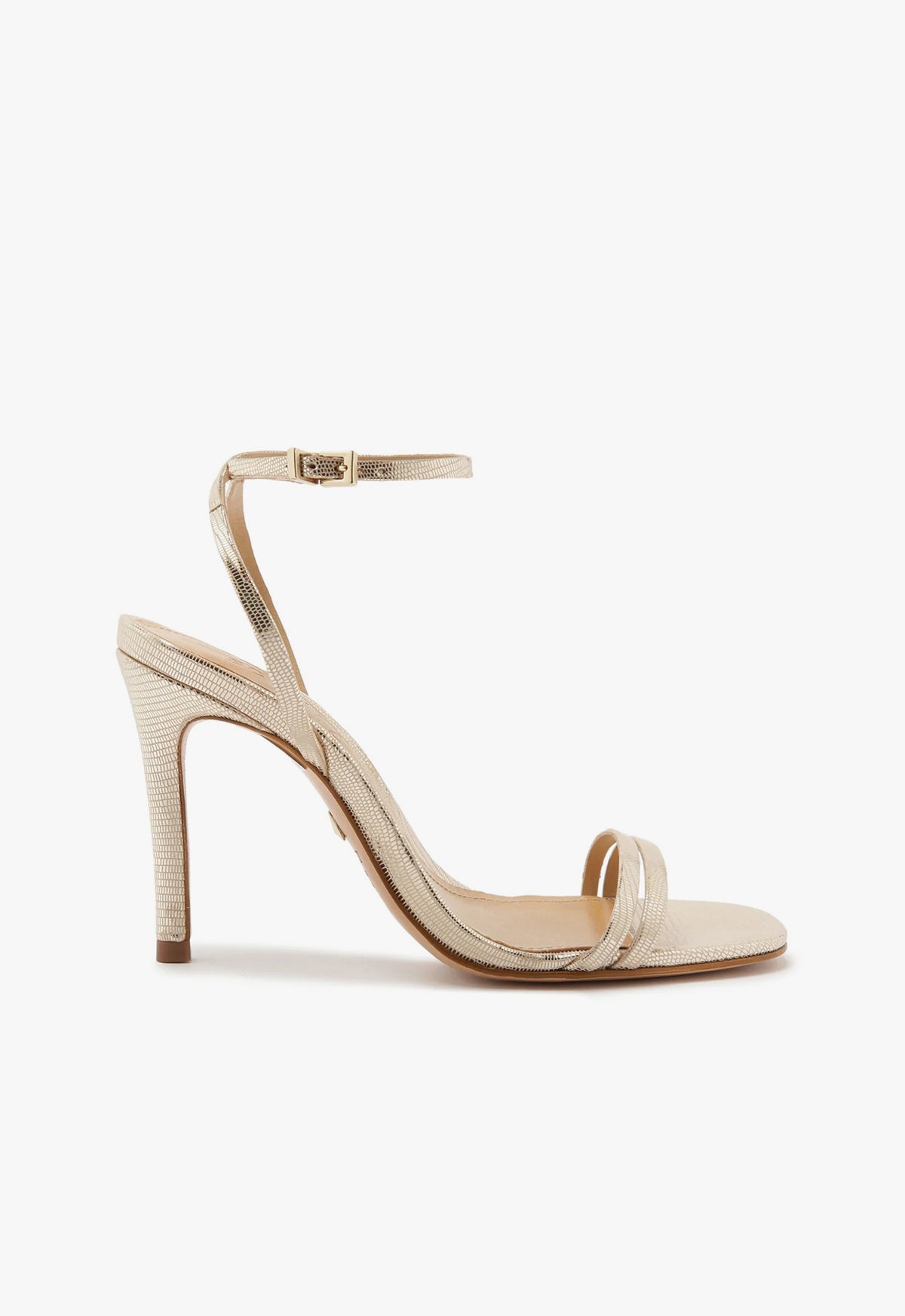 Altina Women's Embossed Leather Sandals - Comfortable Summer Casual Shoes for Beach, Travel & Everyday Wear