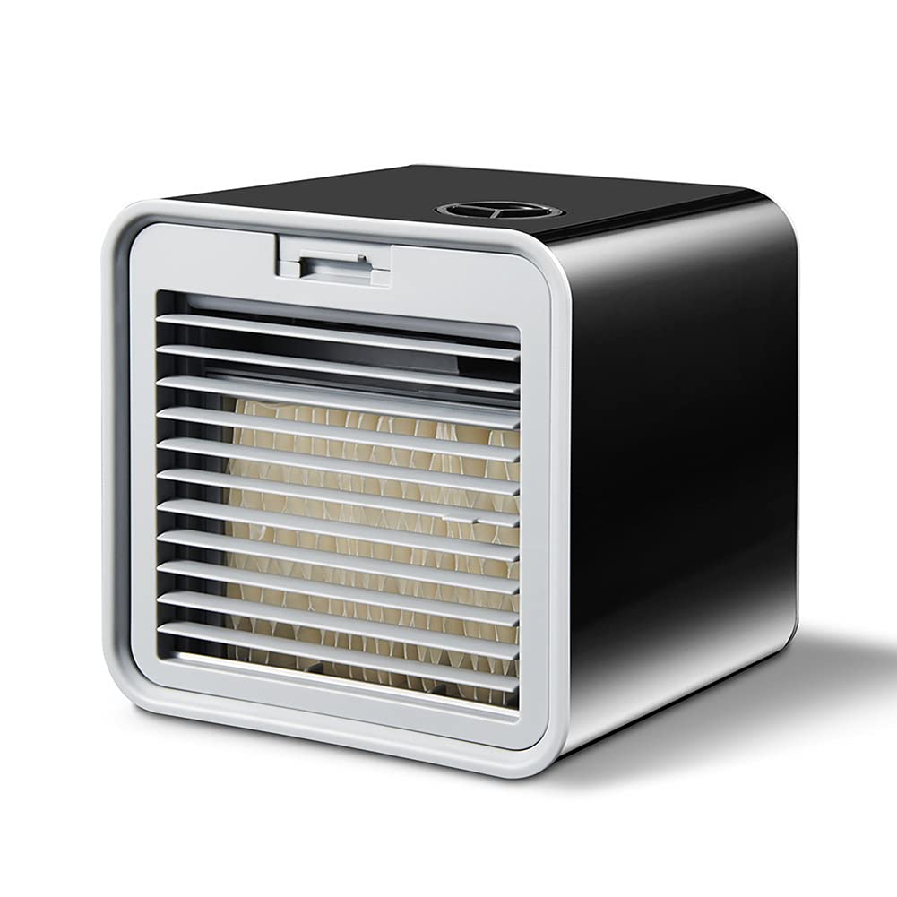 Portable Mini Air Conditioner Fan - USB Personal Space Cooler with Air Purifier & Humidifier for Home, Office, Bedroom, Travel | Compact Cooling Solution for Desks, Dorms & Small Spaces