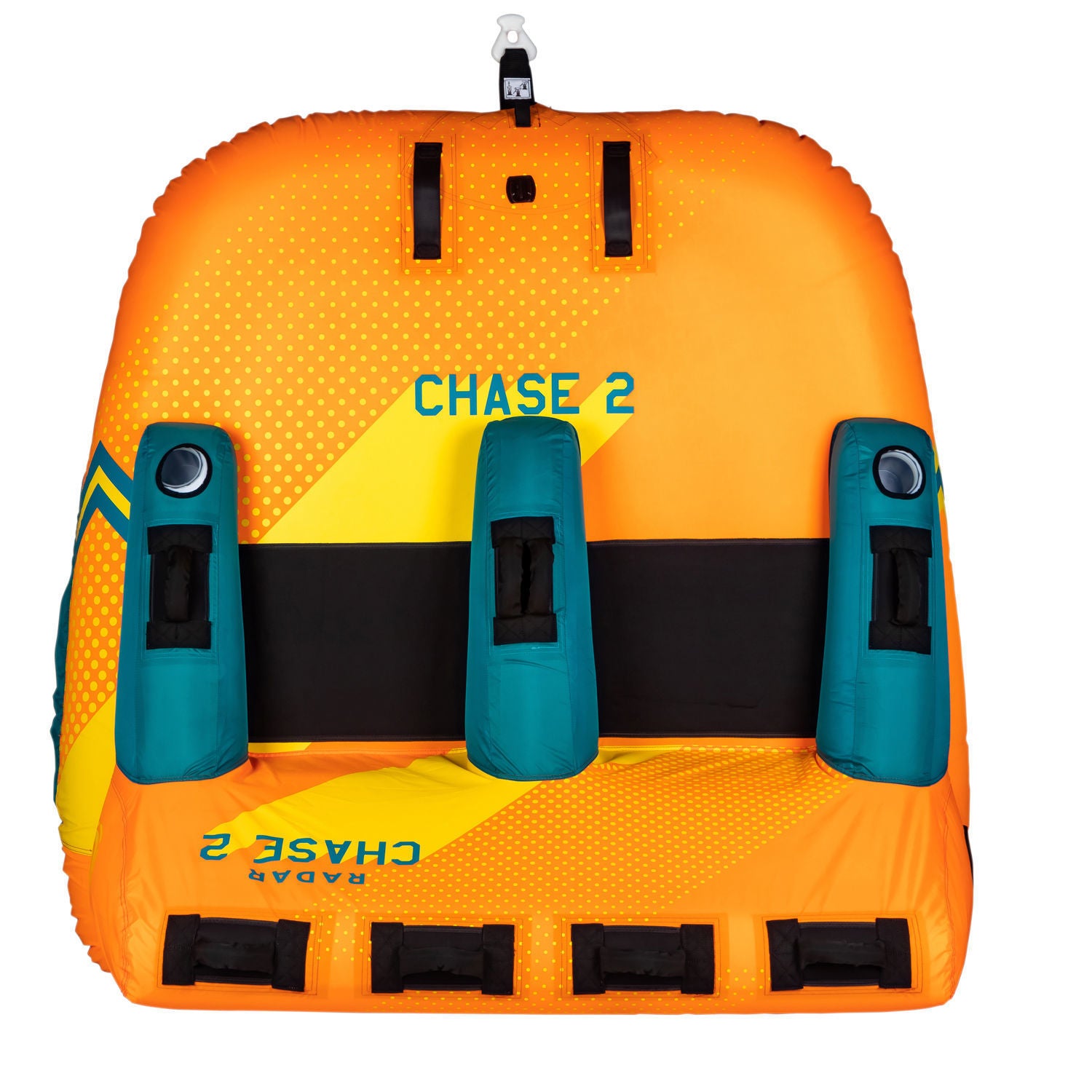 Radar Chase 2 Rider Towable Tube - High-Speed Inflatable Water Tube for Lake & Ocean Fun - Perfect for Family & Friends Water Sports Adventure