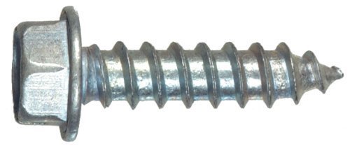 Hillman #14 x 1 Inch Hex Head Sheet Metal Screws - 100 Pcs Box - for Metal Roofing, HVAC, and DIY Projects