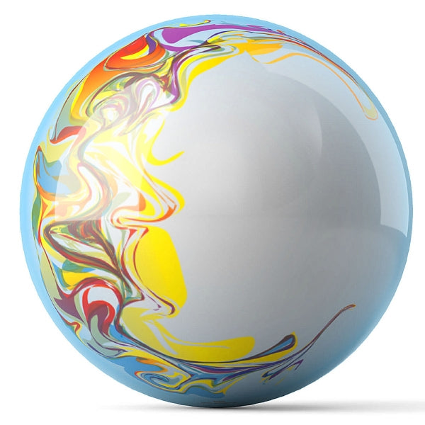 Valentina Georgieva Abstract Bowling Ball - Unique Artistic Bowling Ball for Professional & Casual Players - Perfect for Bowling Leagues, Gifts & Home Decor