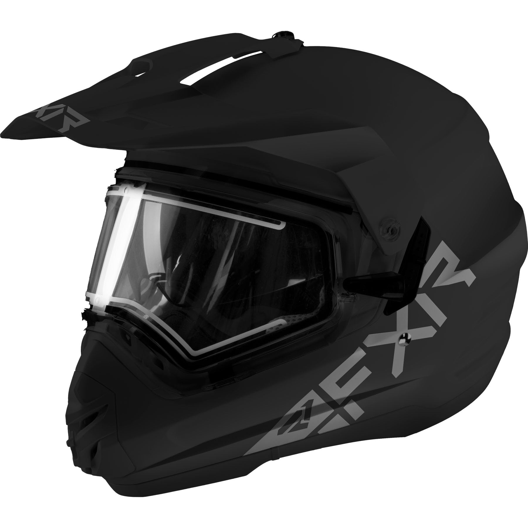 FXR Torque X Prime Electric Shield Helmet 2025 - Black X-Small Motorcycle Helmet for Men | DOT & ECE Certified | Windproof & Anti-Fog Visor | Perfect for Street Riding, Racing & Winter Commuting