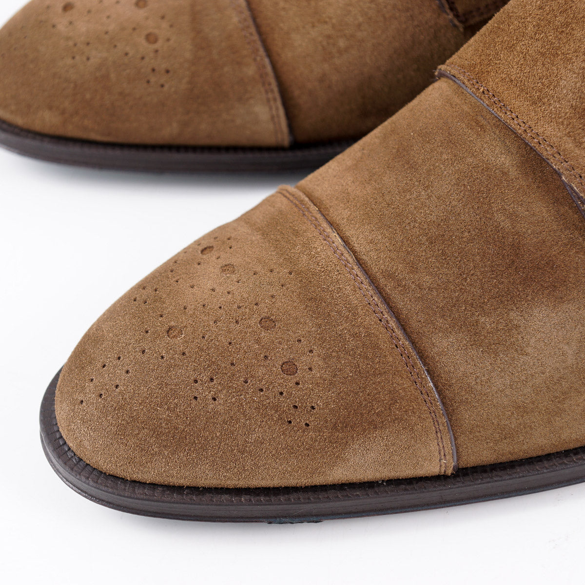 Pastori 'Romulus' Suede Monk Strap Shoes for Men - Premium Italian Leather Dress Shoes for Business & Formal Occasions