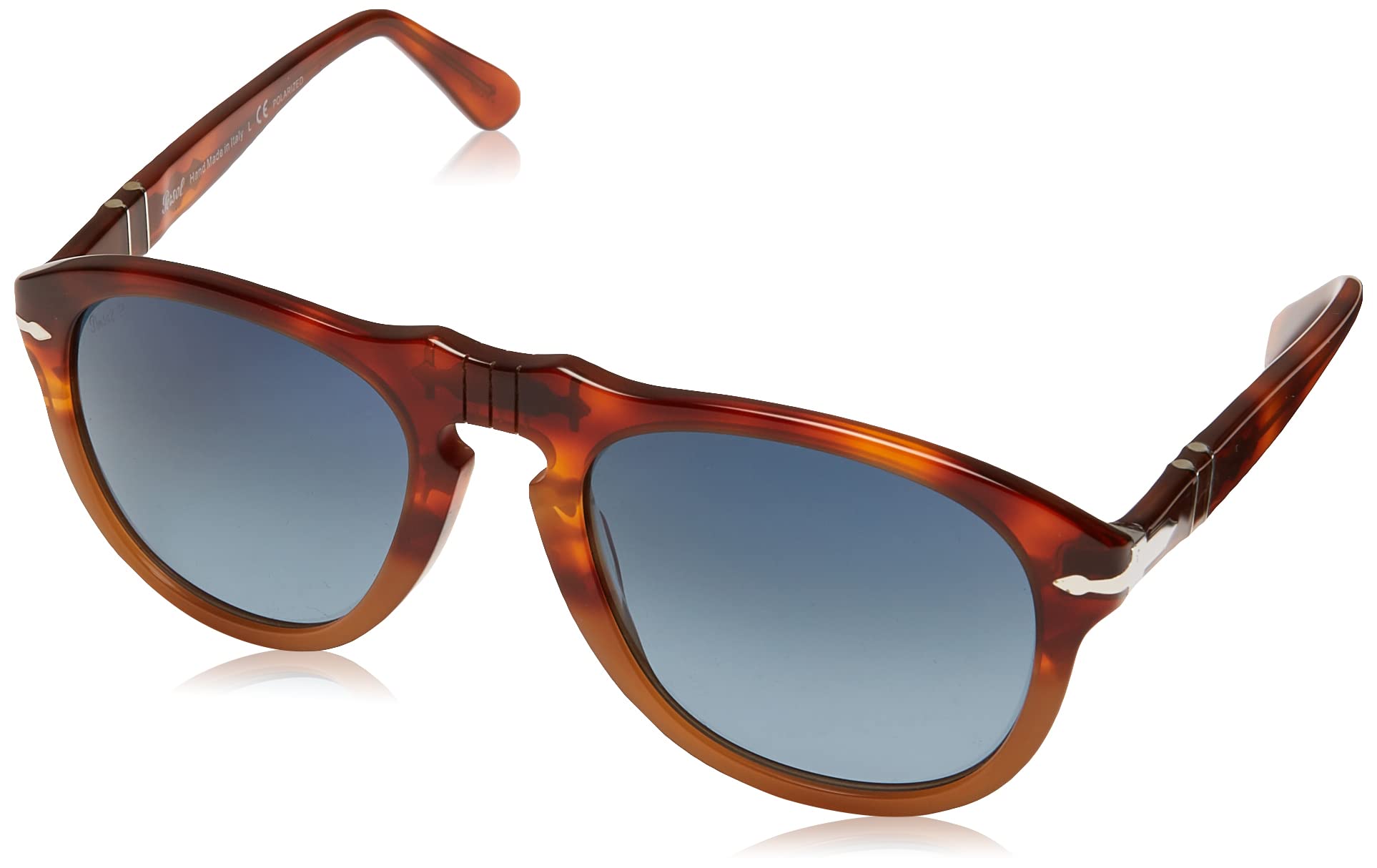 Persol PO0649 Classic Aviator Sunglasses for Men - Polarized UV Protection - Retro Pilot Style - Perfect for Driving, Travel & Outdoor Activities
