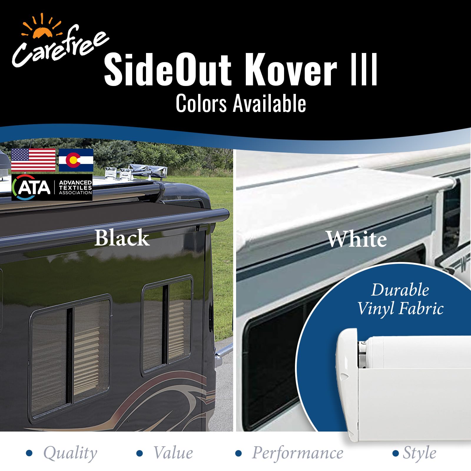 Universal RV Slideout Awning Replacement Fabric 200