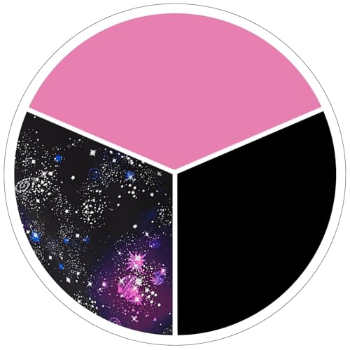01 Black/ Hot Pink/ Galaxy Print