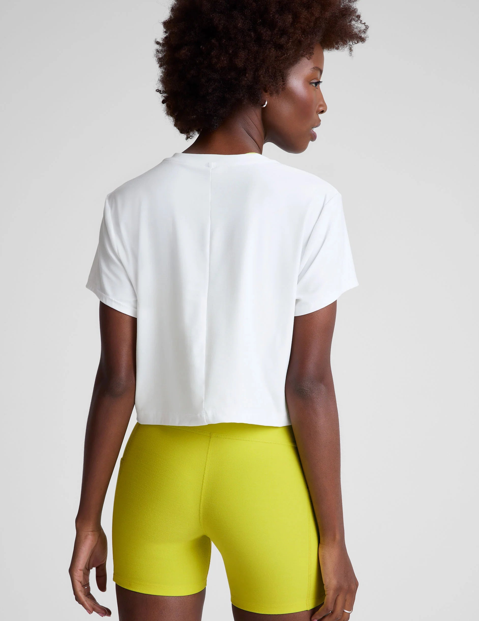 Beyond Yoga Featherweight Supreme Cropped Tee - Ultra Soft Workout Top for Women | Perfect for Yoga, Running & Gym | Lightweight & Breathable Activewear