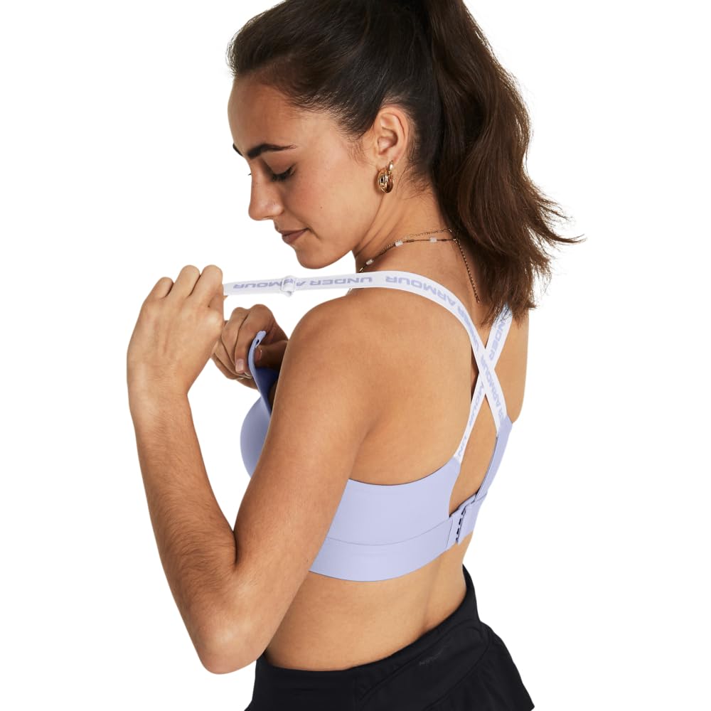 Under Armour Women's Infinity High Impact Sports Bra (Cup Size A-C) - Ideal for Running, HIIT & High-Intensity Workouts