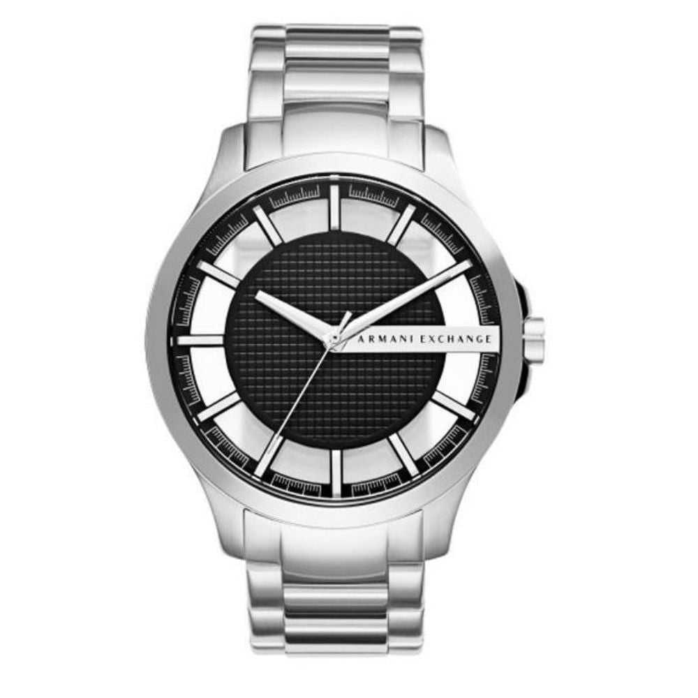 ARMANI EXCHANGE AX2179 Men's Stainless Steel Analog Quartz Watch - Silver Dial, Water Resistant, Perfect for Business & Casual Wear